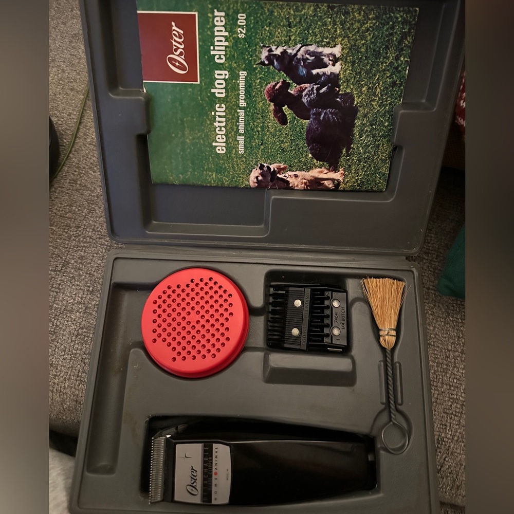 Oster animal clippers and accessories